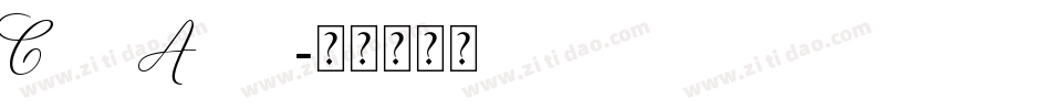Ciao Adios字体转换